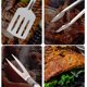 thumbnail image 5 of Barbacoa Parrilla Herramientas de acero inoxidable Portátil Portátil Barbacoa A La Parrilla Tenedor Tong Reutilizable Camping Senderismo Picnic Cocina Cocina 5pcs Speravity OD011055-02, 5 of 7