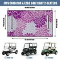 thumbnail image 3 of Universal Fit 51" x 31" Golf Cart Front Seat Cover, Soft Microfiber Towel for EZGO RXV, Club Car DS & Precedent, Yamaha, 3 of 8