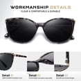 thumbnail image 4 of Lentes de Sol Colrea Trendy con Diseño de Ojo de Gato CL22017 UV400 para Mujer, 4 of 6