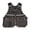 Coffee color, variant on Electrician Tool Vest with Multiple Pockets Reflective Workwear Work Vest Perfect For Various Trades