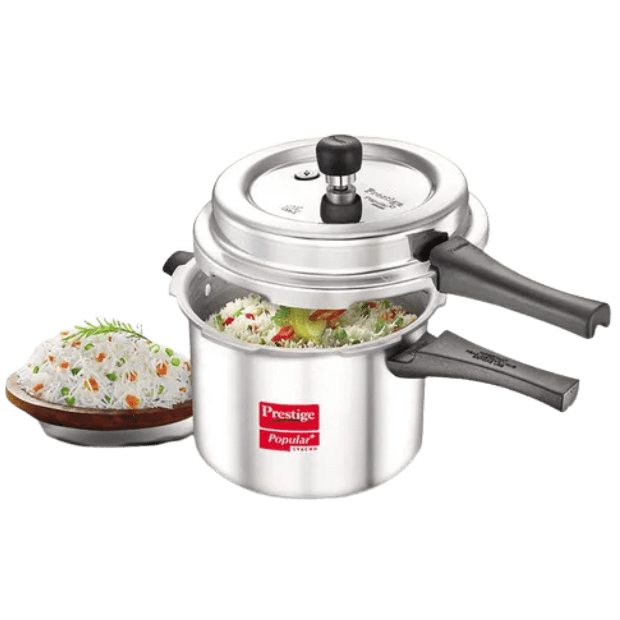 Prestige Popular Plus Svachh Autocuiseur en aluminium vierge (5L, argent)