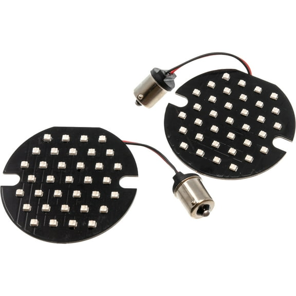 Letric Lighting Co LLC-FL6R Flat Lens Style Turn Signal LED Insert - 1156 - Red