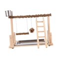 thumbnail image 3 of Centro De Actividades De Ejercicio De Juegos De Pájaros De Madera Para Jaulas Accesorios Para Cotorras, 3 of 9
