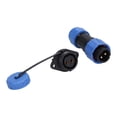 thumbnail image 1 of Conector Impermeable, 250V 20A Contacto De Cobre Chapado En Oro Enchufe Industrial De Uso Amplio De 2 Pines Para Equipos, 1 of 7