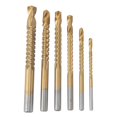 thumbnail image 1 of Set of 6 twist drill bits 3, 4, 5, 6, 6.5 and 8 mm, for side saws, grooving, chamfering, wood, PVC and plastic, 1 of 1