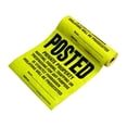 thumbnail image 3 of Hy-Ko TSR-100 Tyvek Perforated Signs Roll, 11" x 11", Roll of 100, 3 of 5