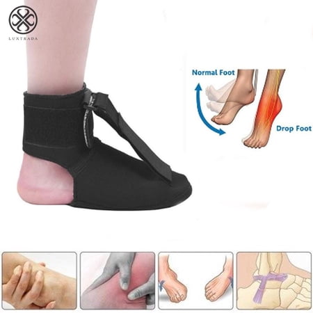 Luxtrada Adjustable Plantar Fasciitis Night Stretching Splint Boot Foot Brace Support Foot Pain Relief (Size L)