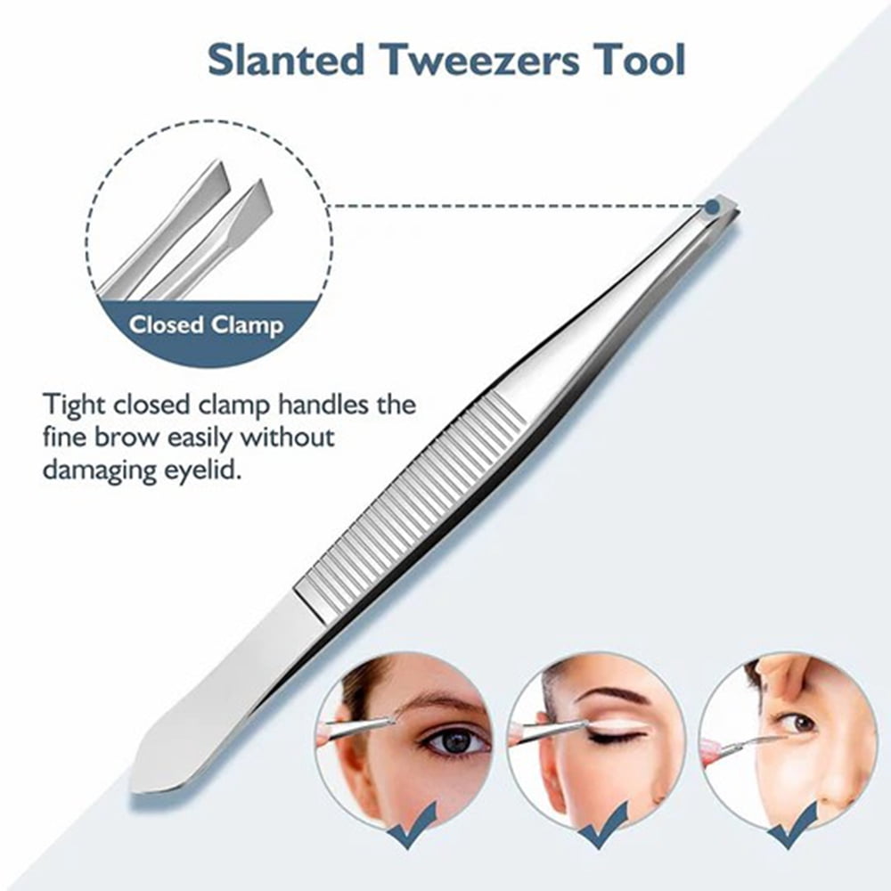 Blackhead Remover Tool Kit Popper Tool with Diagonal Tweezers