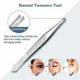 thumbnail image 3 of Professional 9-in-1 Blackhead Remover Tool Kit - Stainless Steel Pimple Popper, Extractor, Comedone Tweezers & Brow Razors for Home Facial Care, Acne & Pore Cleansing, Portable Case, 3 of 7