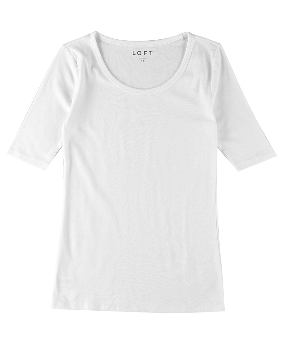 Loft Short Sleeve Boat Neck T Shirt 