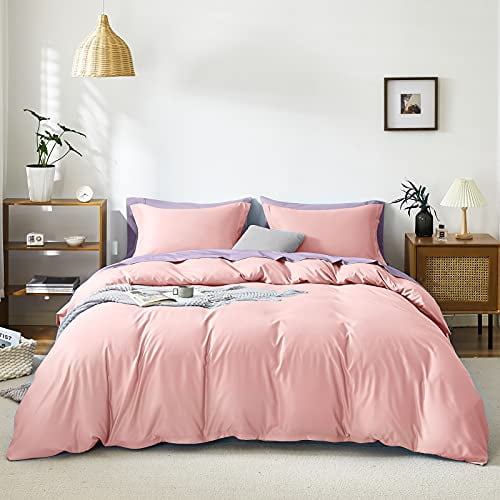 Rose Lake Duvet Cover Set Queen Size, Duvet Cover With Zipper On 3 Sides