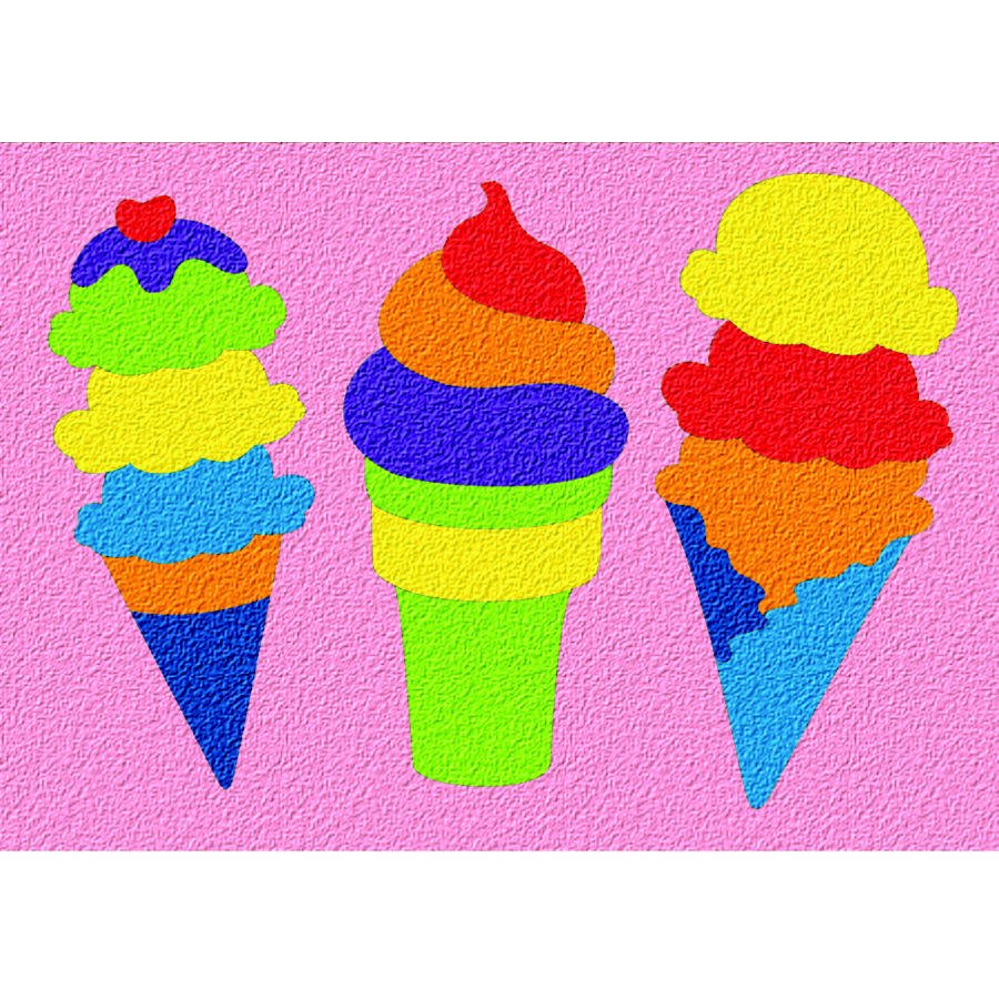 Ice Cream Crepe Rubber Puzzle