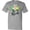 AC-Heather Grey, variant on Inktastic He is Risen Floral Print Cross with Beautiful Flowers T-Shirt