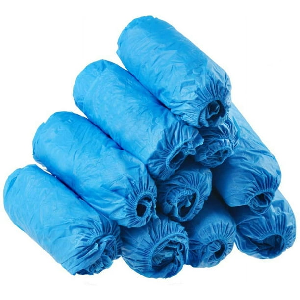 50 Pares de Fundas Higiénicas Desechables para Botas y Zapatos Impermeables Antideslizantes Antideslizantes, Duraderas para Construcción, Lugar de Trabajo, Protección de Pisos de Alfombras