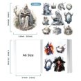 thumbnail image 2 of 120Pcs Gothic Scrapbook Stickers, Vintage & Aesthetic Stickers for Scrapbooking, Waterproof Journaling Supplies, 2 of 5