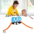 thumbnail image 1 of 68PCS Catapult Race Car Track Set Construction Toy Kit for High Speed RC Toy Car Kids Gift, 1 of 5