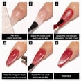 thumbnail image 6 of Gellen Cat Eye Gel Nail Polish Kit, 6 Colors Glitter Red Pink Cat Eye Gel Polish with Magnet, Soak off UV/LED Nail Gel Kit, Salon Nail Art Valentine Gifts for Women, 6 of 8