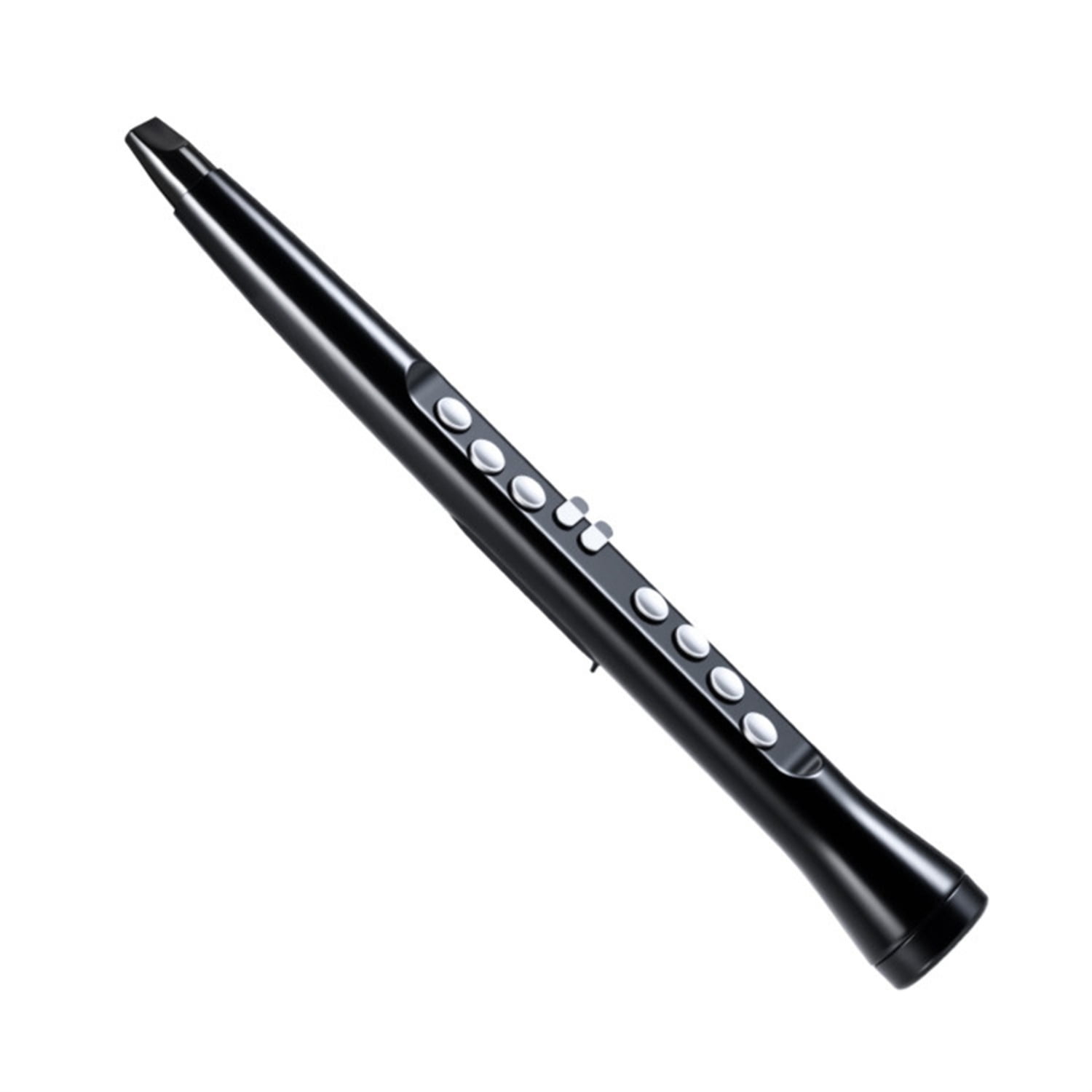 Portable Wireless MIDI Electronic Saxophone - 100 Tones, 3W Hi-Fi Speaker, 12hrs Playtime, 0.7lbs (Black ABS)