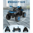 thumbnail image 2 of 12V Ride-On Car with Parent Remote Control, Off-Road ATV 4-Wheeler with LED Flag, 2 of 8