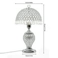 thumbnail image 3 of Modern Crystal Table Lamp with E27 Bulb – Elegant Design for Living Room, Bedroom, and Dining Room Décor (Height: 18.1"), 3 of 12