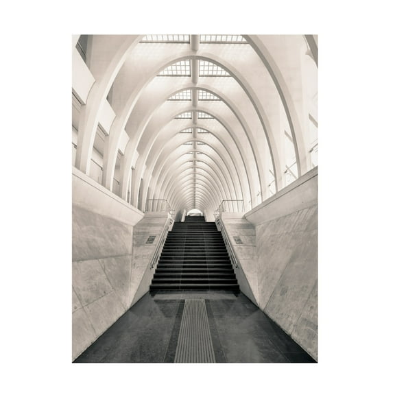 Canvas Wall Art - Oscar Lopez 'Inside Calatrava' Wall Art for Living Room, Bedroom, or Office Décor by Trademark Fine Art - 14 x 19 Inches