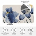 thumbnail image 3 of Blue Tulip Door Mat Indoor Outdoor, Rustic Spring Floral Summer Botanical Non Slip Welcome Mat with Rubber Backing, Absorbent Fabric Front Door Mats Entryway Rug for Home Patio Entrance 16"x24", 3 of 8