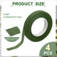 thumbnail image 2 of 4 Pcs Cinta Floral Verde Oliva 1/2" x 29.5 Yardas Cinta Adhesiva para Envolver Tallos de Ramos de Flores Artificiales Artesanías Florales Boda, 2 of 7