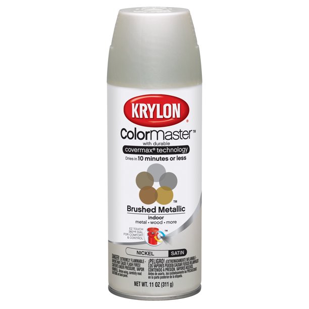 Krylon Colormaster Brushed Nickel Satin