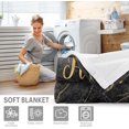 thumbnail image 5 of LHSHID Wedding Gifts for Newlywed Couple Mr and Mrs Honeymoon Throw Blanket Anniversary Romantic Gifts for Women Men Couples Gifts for Her Him Girlfriend Boyfriend Blankets for Couch Bedches 30x40in, 5 of 5