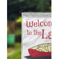thumbnail image 2 of Printtoo White Welcome To The Lake Outdoor Personalized Camping Flags For Campers Double SidedFlagCampsiteFlagOutdoor Garden Sign, 2 of 4