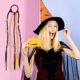 thumbnail image 2 of 1 Pc Halloween Spider Web Hair Rope Hair Scrunchies para Mujeres y Niñas Negro Naranja, 2 of 3