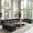 Teddy Gray, variant on BEHOST 130" 8-Piece Modular Sectional Sofa with Ottomans, U-Shaped Pit Couch for Living Room, Modern Chenille Fabric Cloud Couch Set, Large Sleeper Sofa with Deep Seats, Forest Green