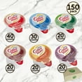 thumbnail image 2 of Nestle Coffee-Mate Hazelnut, Original, Italian Sweet Creme, French Vanilla, Irish Creme, Vanilla Caramel Single Serve Non-Dairy Creamer, 0.4 oz l Pack of 150, 2 of 5