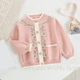 thumbnail image 2 of Gibobby Sweater Unisex Toddler Baby Girls 0-12 Months 2t 3t 4t 5t Toddler Long Sleeve Button Front Cardigan Sweaters Casual Kids Fall Winter Clothes(2-3 Years,Red), 2 of 7