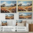 thumbnail image 4 of Designart "Countryside Spring pasture" Countryside Floater Framed Wall Decor, 4 of 7