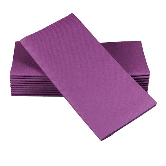 SimuLinen 16”x16” Signature Color Dinner Napkins – Amethyst Purple – Box of 50