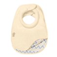 thumbnail image 1 of Tommee Tippee Closer to Nature Comfi-Neck Reversible Soft Baby Bib, 0m+ – Cream, 1 of 5