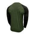 thumbnail image 4 of Lovzfmll Chandail Vintage à Col Rond pour Hommes, Manches Longues, Style Rétro Vert Armée, G, 4 of 6