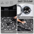 thumbnail image 5 of COEQINE Universal Cargo Liner for Cars SUVs, Scratch-proof Trunk Protection Cute Back Cargo Mat Vehicle Interior Accessories, 29 x 39 Inches, Gothic Skull Butterfly Floral, 5 of 7