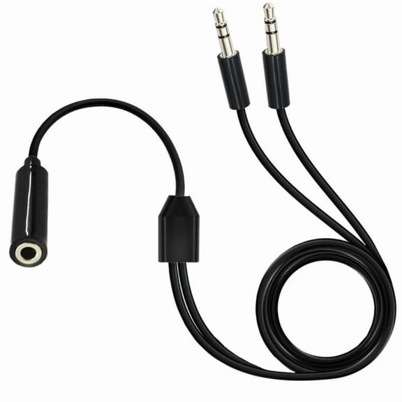 2 in 1 Headphone Splitter 3.5mm Male/Female to 2 Female/Male Earphone Splitter