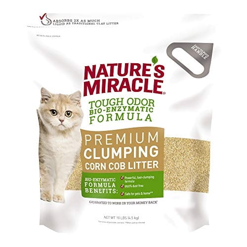Pet Litter Nature's Miracle Premium Clumping Corn Cob 4,54 kg