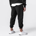 thumbnail image 4 of Conjunto de chándales atléticos para hombres Trajes de 2 piezas Trajes de chándal con capucha Chaqueta y pantalones deportivos casuales (negro) Zhivalor BST3003102-2, 4 of 5