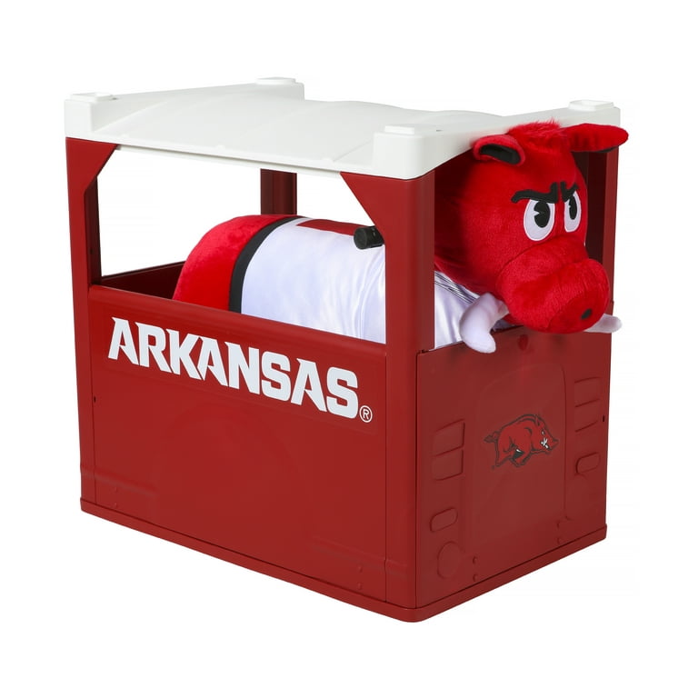 Dynacraft 6V Plush Ride-On Toy with Team Bus - Alabama, Arkansas