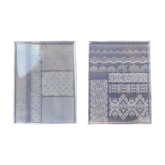 Flexible Embossed Lace Mold for Creative Designs, Handmade Jewelry & Craft Projects