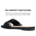 thumbnail image 4 of Journee Collection Womens Koreene Tru Comfort Foam Slip On Slide Flat Sandals, 4 of 6