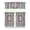Mandala Ethnic Style, variant on Gothic Moon & Star Kitchen Curtains Set of 3 - Dark Celestial Tier Curtains with Valance for Steampunk Farmhouse Windows