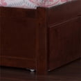 thumbnail image 3 of Richmond Lit Plateforme Simple en Bois avec Pied de Lit et Tiroir-Lit Simple, Noyer, 3 of 8