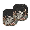 thumbnail image 2 of Yuyamidu Skull Car Windshield Shades for SUV Automobile Truck Mushroom Car Sun Shade Windshield Decor 2 Pieces Portable Car Shades for Front Windows, 2 of 5
