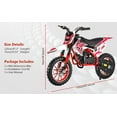 thumbnail image 3 of Dapmiu Mini Motocross Bike 49CC - 10" Off-Road Tires, 150kg Weight Capacity & Soft Seat Cushion, Ideal for Outdoor Adventure Red, 3 of 8