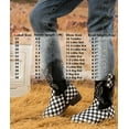 thumbnail image 6 of DADAWEN Girls Boots Stylish Kids Mid-Calf Boots Black 3 Little Kid, 6 of 6